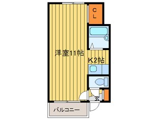 カサデュ－ク美園の物件間取画像